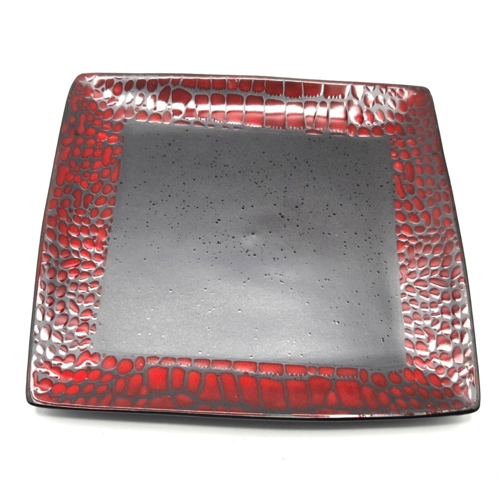 American Atelier Boa Red 10 3/4" Dinner Plate 9431559‎
